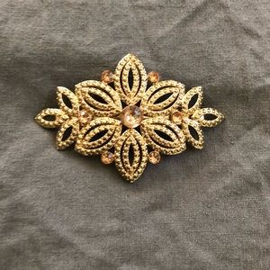 Gold hair clip